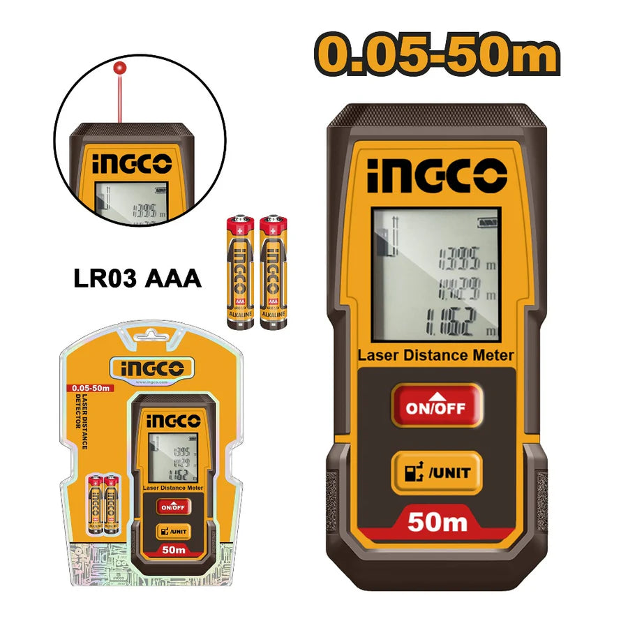 INGCO TELEMETRE LASER 50M [HLDD0508] – INGCO Maroc