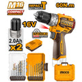 INGCO VISSEUSE A BATTERIE 16V AVEC 2 BATTERIES 2Ah [COSLI241199] – INGCO Maroc
