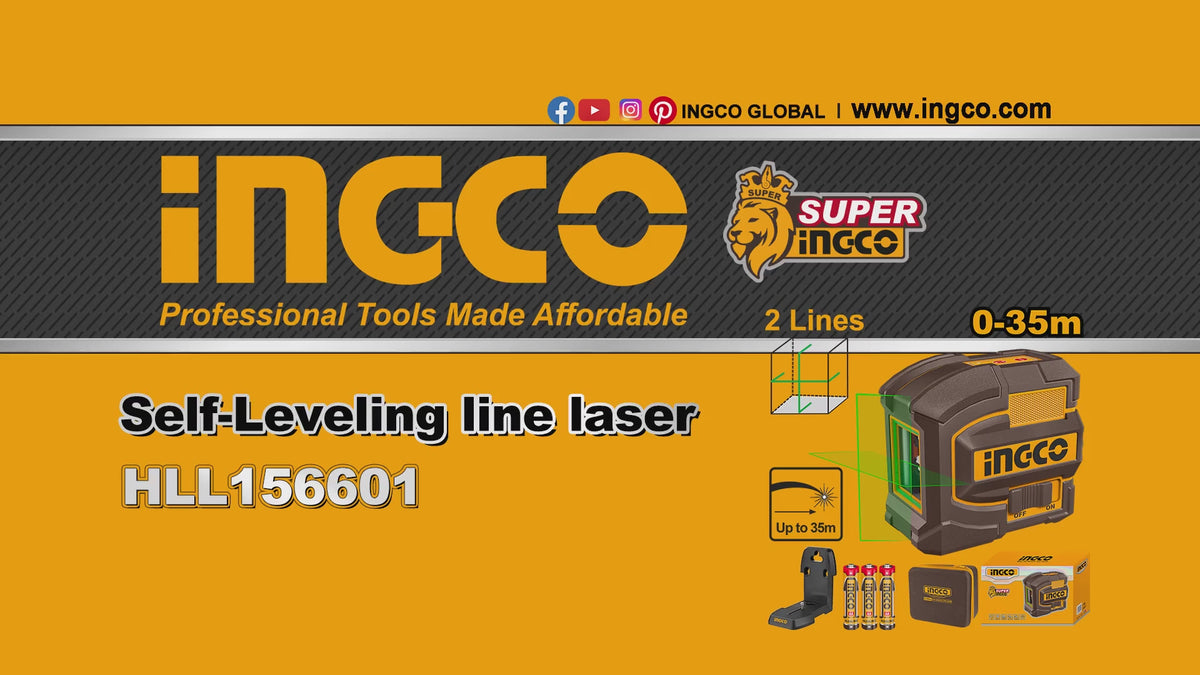 INGCO NIVEAU LASER AUTONIVELANT 15M [HLL156601]