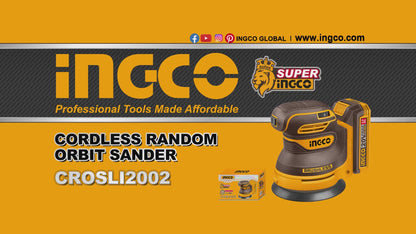 INGCO PONCEUSE ORBITALE LITHIUM20V+ 1 BATTERIE [CROSLI20021]