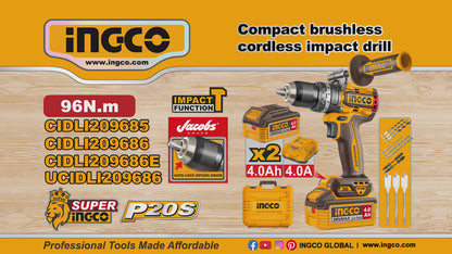 INGCO VISSEUSE PERCEUSE 20V 96NM [CIDLI209686]
