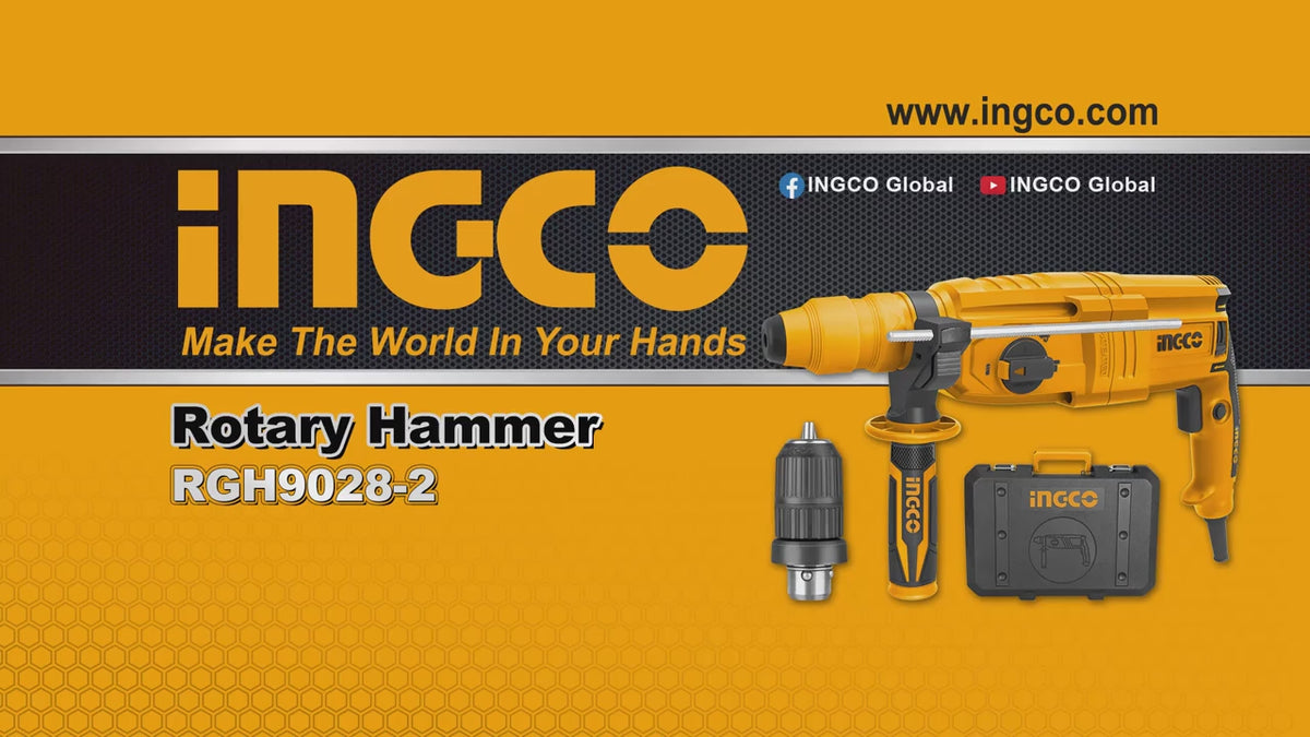 INGCO MARTEAU PERFORATEUR 26MM 800W + MANDRIN [RGH9028-2]