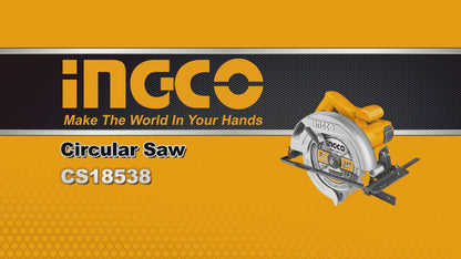 INGCO SCIE CIRCULAIRE 185MM 1400W + 1 LAME SS [CS18538]