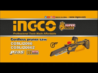 INGCO SCIE ÉLAGUEUSE 6" 20V SANS BATTERIE [CGSLI2066]