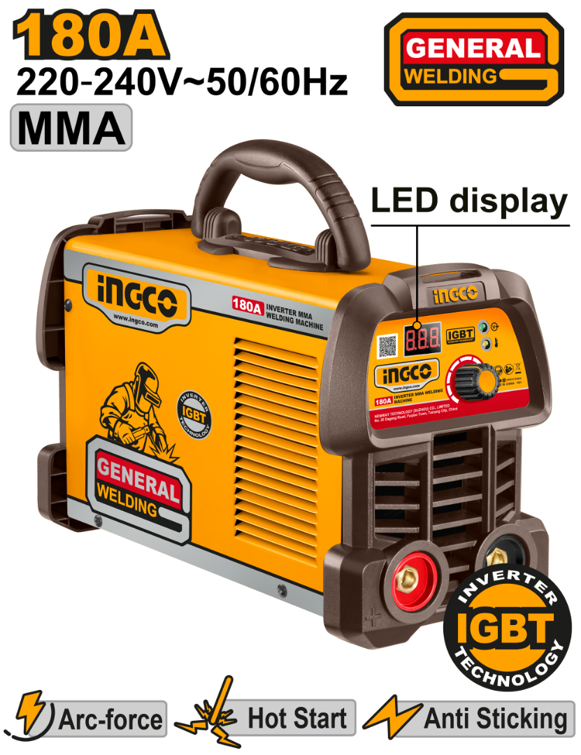 INGCO POSTE A SOUDER 180A ONDULEUR MMA [ING-MMA18059]
